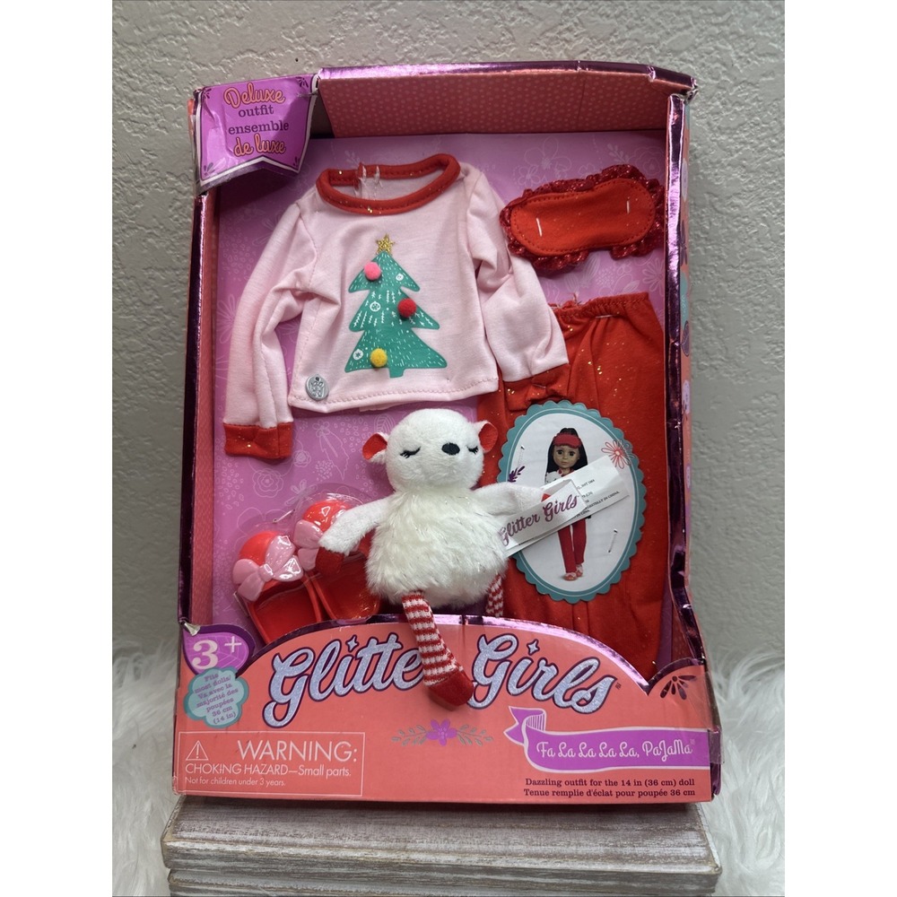 $16 🌙 Glitter Girls Fa La La La La PaJaMa Outfit in Box for 14 in. Doll NEW